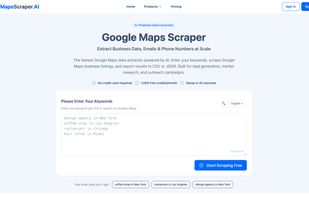 GMapsScraper.AI screenshot 1