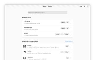 GNOME Builder screenshot 1