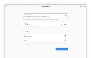 GNOME Builder screenshot 2