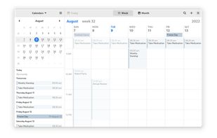 GNOME Calendar screenshot 1