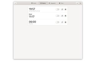 GNOME Clocks screenshot 1