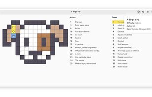 GNOME Crosswords screenshot 1