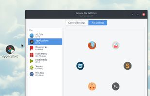 Opening pies with a Launcher