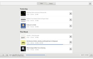 GNOME Podcasts screenshot 1
