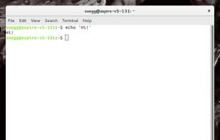 GNOME Terminal screenshot 1