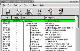 GnoTime screenshot 1