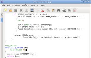 GNU Emacs screenshot 3