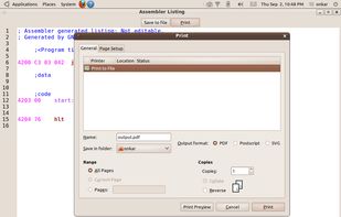 Print the assembly listing and take it to lab
