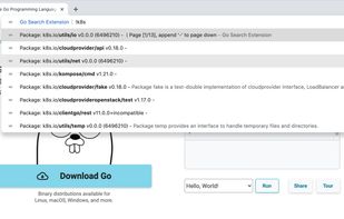 Search top 20K packages