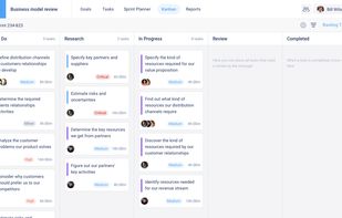 Track Task completion in Kanban