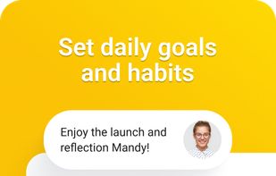 Set daily goals and habits