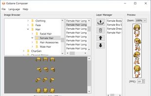 Gobane Composer's main interface