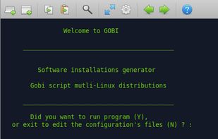 Gobi can runs in command line mode when Zenity tool is not already installed in your Linux version.