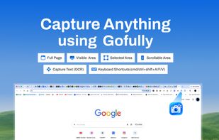Capture full page, visible area, or a custom selection — with OCR text capture and keyboard shortcuts for every mode.