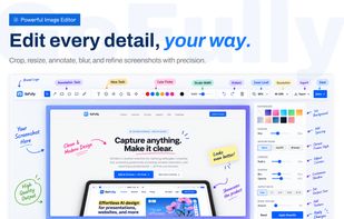 Edit every detail with a full annotation studio — crop, draw, add color, and refine your capture.