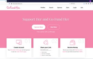 GoFundHer screenshot 1