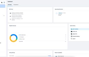 Get a clear snapshot of your hiring efforts. Track active jobs, new applications, and upcoming interviews in one place. Monitor your team's progress and spot bottlenecks instantly.