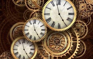 Gold Clock Live Wallpaper screenshot 1