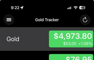 Gold Tracker screenshot 1