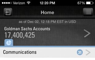 Goldman Sachs Private Wealth Management screenshot 1