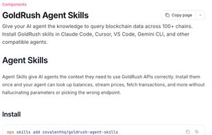 GoldRush Agent Skills