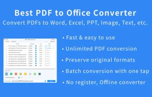 Fast PDF to Office Converter screenshot 1