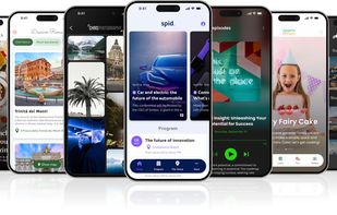 Editorial, media, events and community apps, all from one back office.