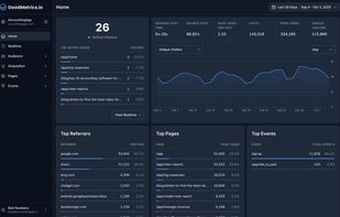 Homepage dashboard