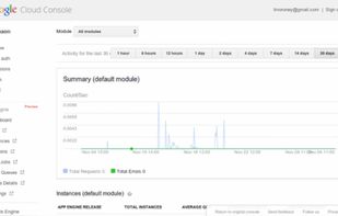 Google App Engine screenshot 1