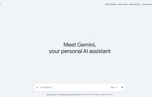 Google Gemini screenshot 1