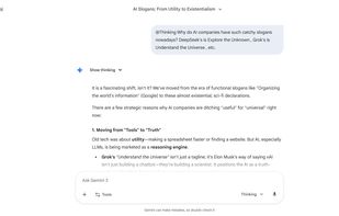 Google Gemini screenshot 1