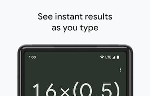 Google Calculator screenshot 1