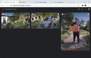Check in on home. Right from your browser.