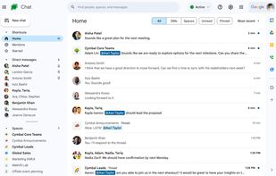 Google Chat screenshot 1