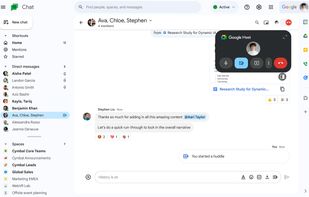Google Chat screenshot 3