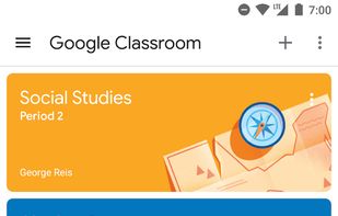 Google Classroom screenshot 3
