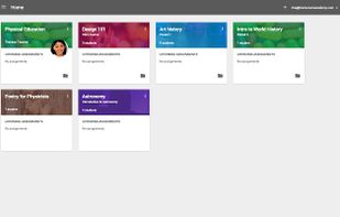 Google Classroom screenshot 2