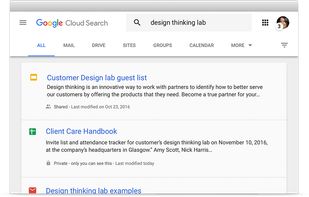 Google Cloud Search screenshot 1