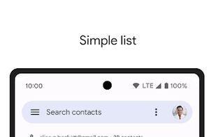 Google Contacts screenshot 1