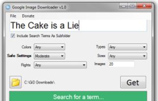 Google Image Downloader screenshot 1