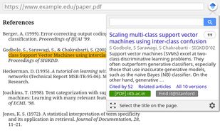 Google Scholar Button screenshot 3