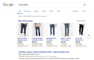 Google Shopping screenshot 2