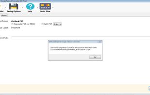 Google Takeout File Converter screenshot 1