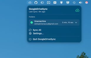 GoogleDriveSync screenshot 1