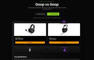 Headset Comparison Tool