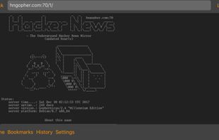 Gopher Client screenshot 2