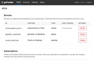 GoPodder screenshot 1