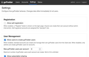 GoPodder screenshot 1