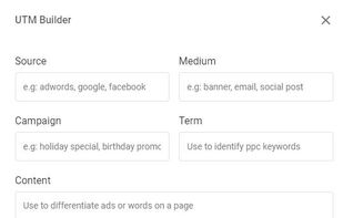 integrated UTM Builder