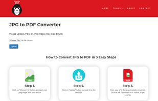 JPG to PDF converter by GorillaPDF